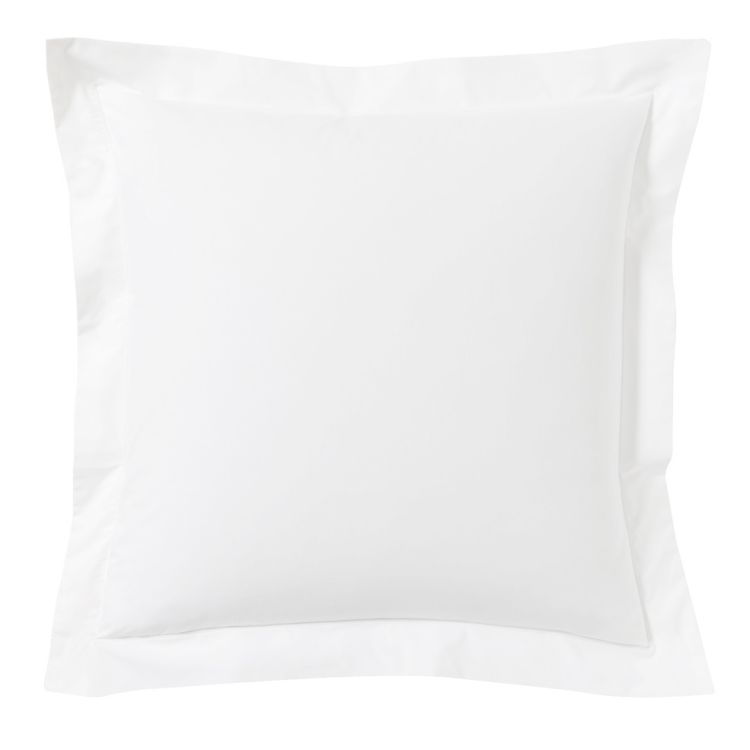 fodera per cuscino in percalle bianco 65x65 cm